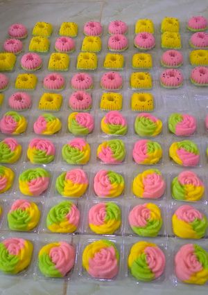 Foto resep Bolu mawar dan bolu semangka mini