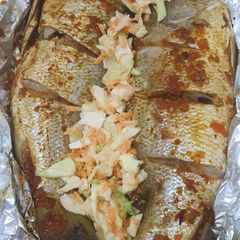A picture of Grilled fish.