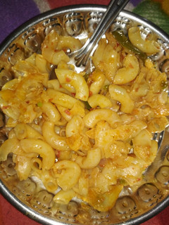 A picture of Macaroni pasta.