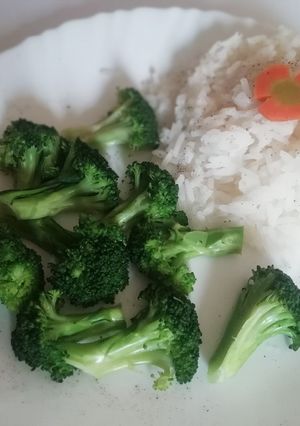 A picture of Rice in vegetables #5orlessingredientscontest.