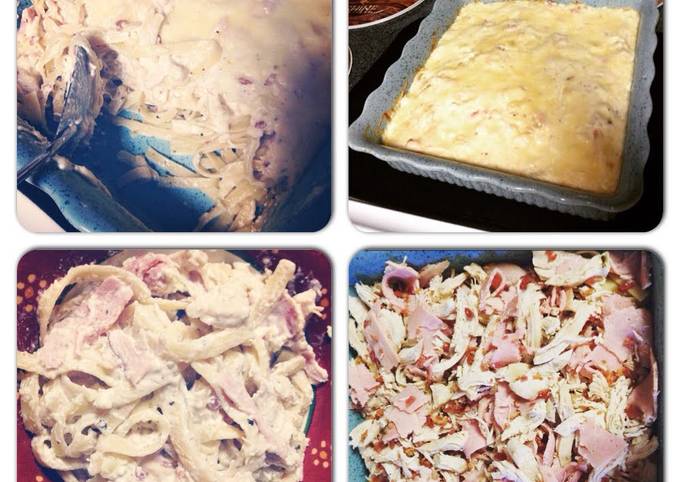 Recipe of Super Quick Homemade Chicken Cordon Bleu Pasta Bake