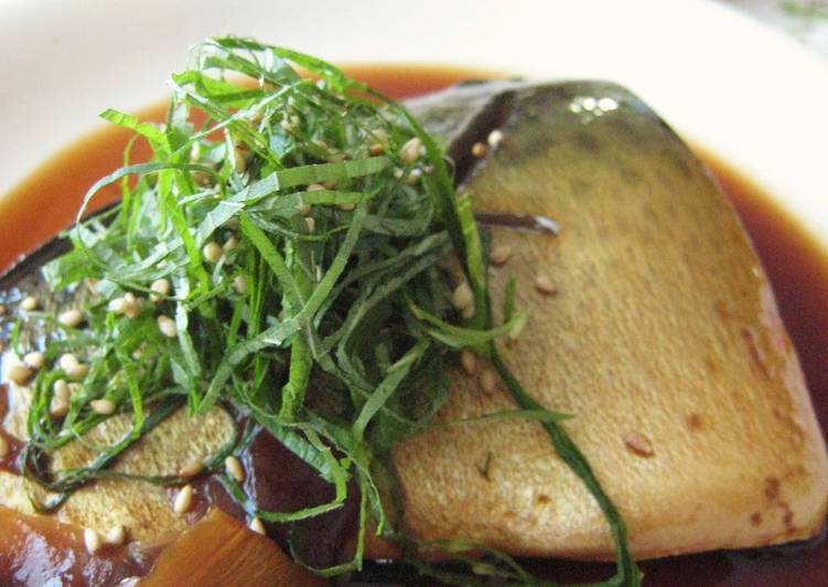 Simple Sweet-Tart Simmered Mackerel Simple Sweet-Tart Simmered Mackerel