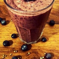 A picture of Hemp and Berry Smoothie.