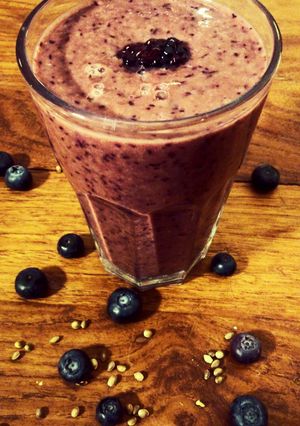A picture of Hemp and Berry Smoothie.