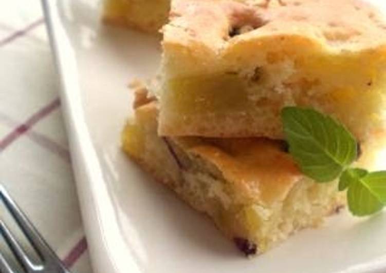 oil free sweet potato soy milk cream cake recipe main photo