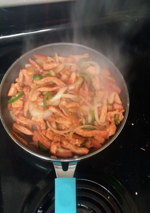 Una foto de Fajitas