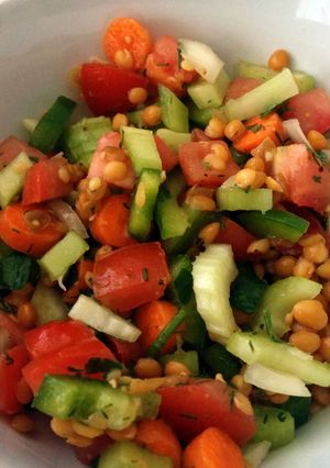 A picture of Lentil Salad.