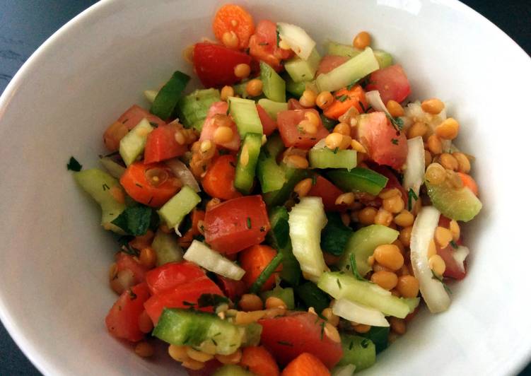 Easiest Way to Make Perfect Lentil Salad