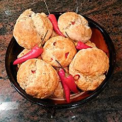 A picture of Chili bread!.