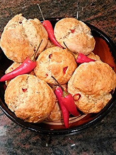 A picture of Chili bread!.