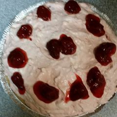 A picture of Strawberry cheesecake.