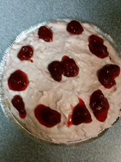 A picture of Strawberry cheesecake.