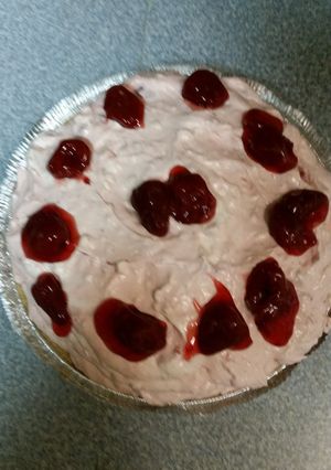 A picture of Strawberry cheesecake.