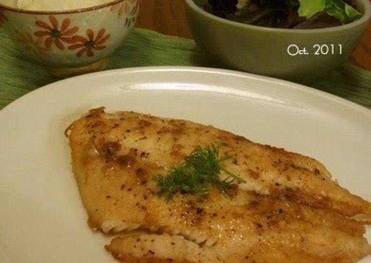 Recipe of Quick Flounder Meunière