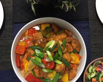 Fast Cooking Methods Sweet and Sour baked Chicken Delicious Simple