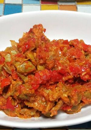 Foto resep Sambel goreng rampela ayam