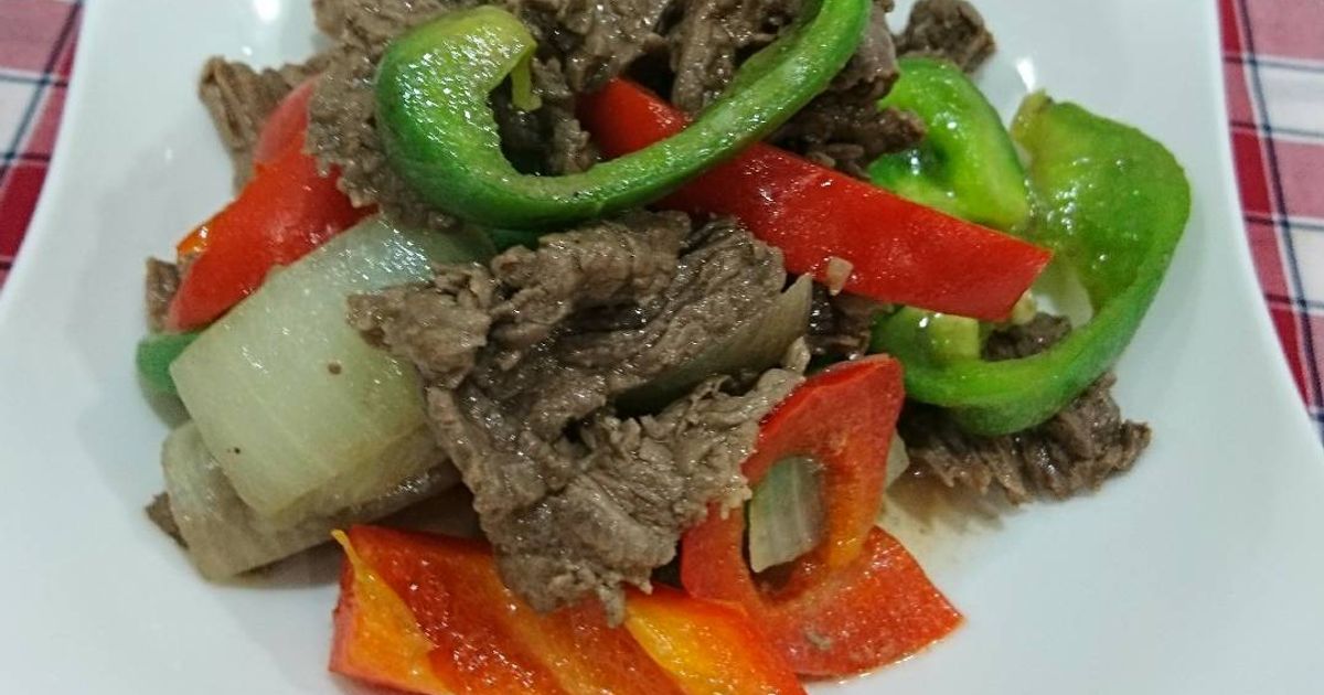 Stir Fried Beef With Bell Peppers Recipe by QUÂN NGUYỄN
