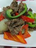 Stir-Fried Beef with Bell Peppers