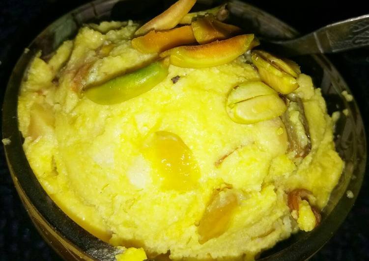 Bread ice cream