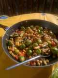 Chickpeas & Mixed Veg Wrap