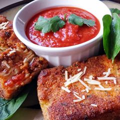 A picture of Ray's' ~Fried Lasagna Squares~.