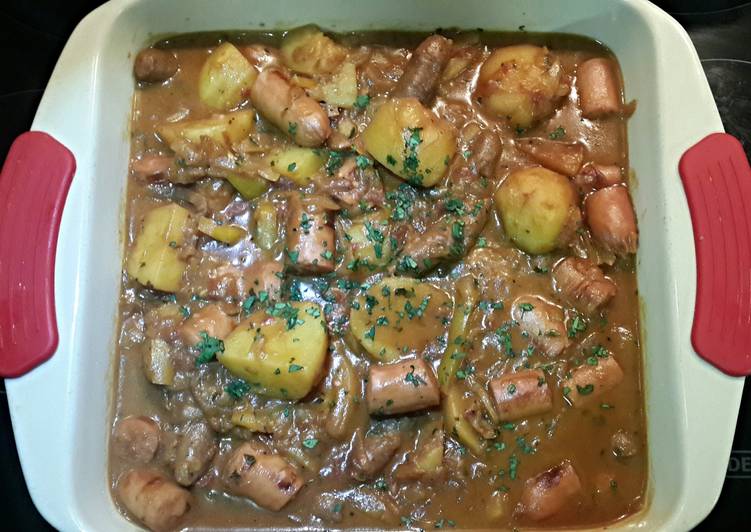 Recipe of Favorite Sausage and potato pot