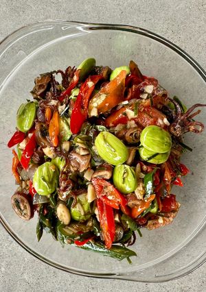 Foto resep Cumi Asin Pete