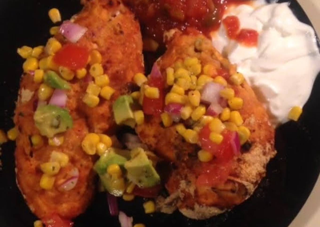 Pico De Gallo Stuffed Chicken