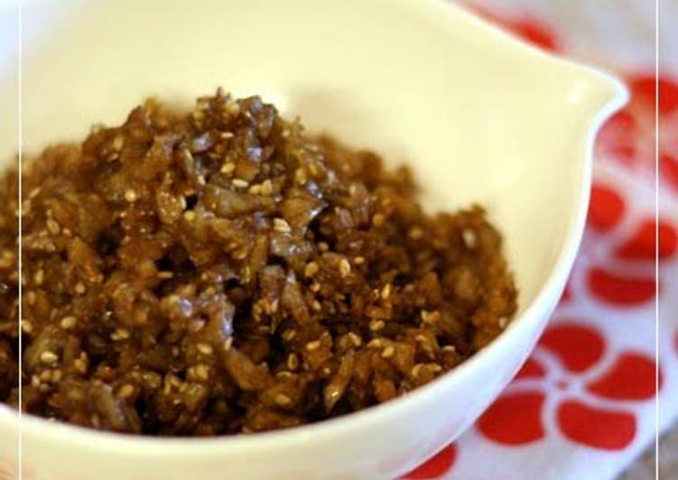 How to Prepare Speedy Salty and Sweet Fried Burdock Furikake Rice Sprinkles