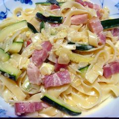Bombass Fettuccine Bascaola A picture of Bombass Fettuccine Bascaola.