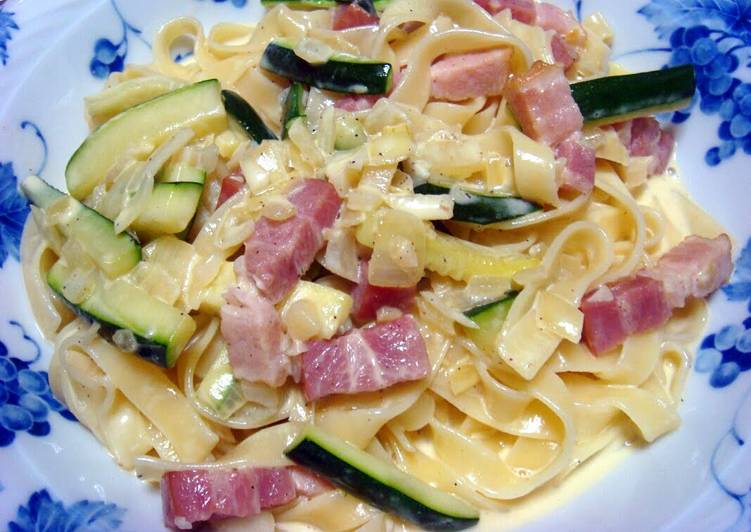 Recipe of Perfect Bombass Fettuccine Bascaola