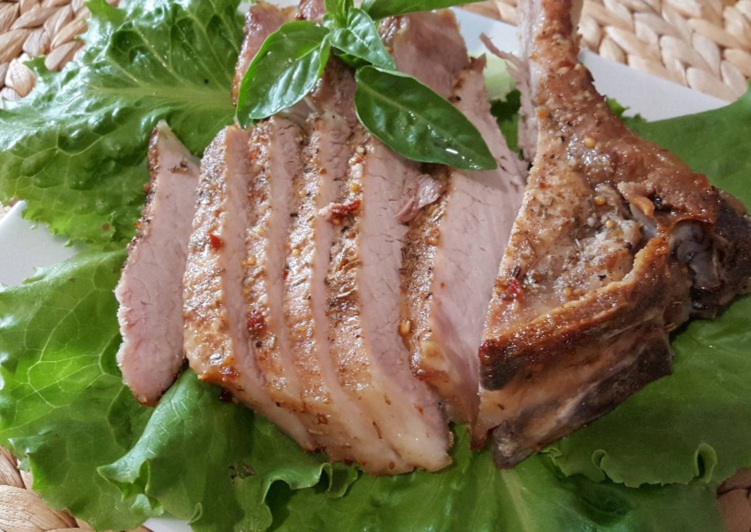 стейк из свинины в духовке фото