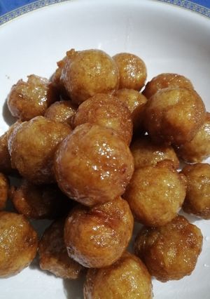 صورة لوصفة لقمة القاضي بالخبز