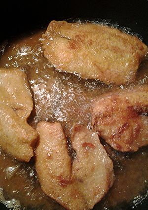 A picture of Fish pan fried.