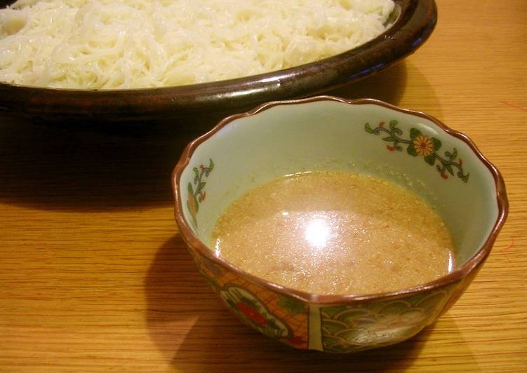 Recipe of Perfect For Somen Noodles at Home: Easy Delicious Sesame Sauce