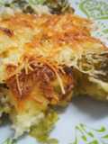 Coles de bruselas gratinadas con bechamel