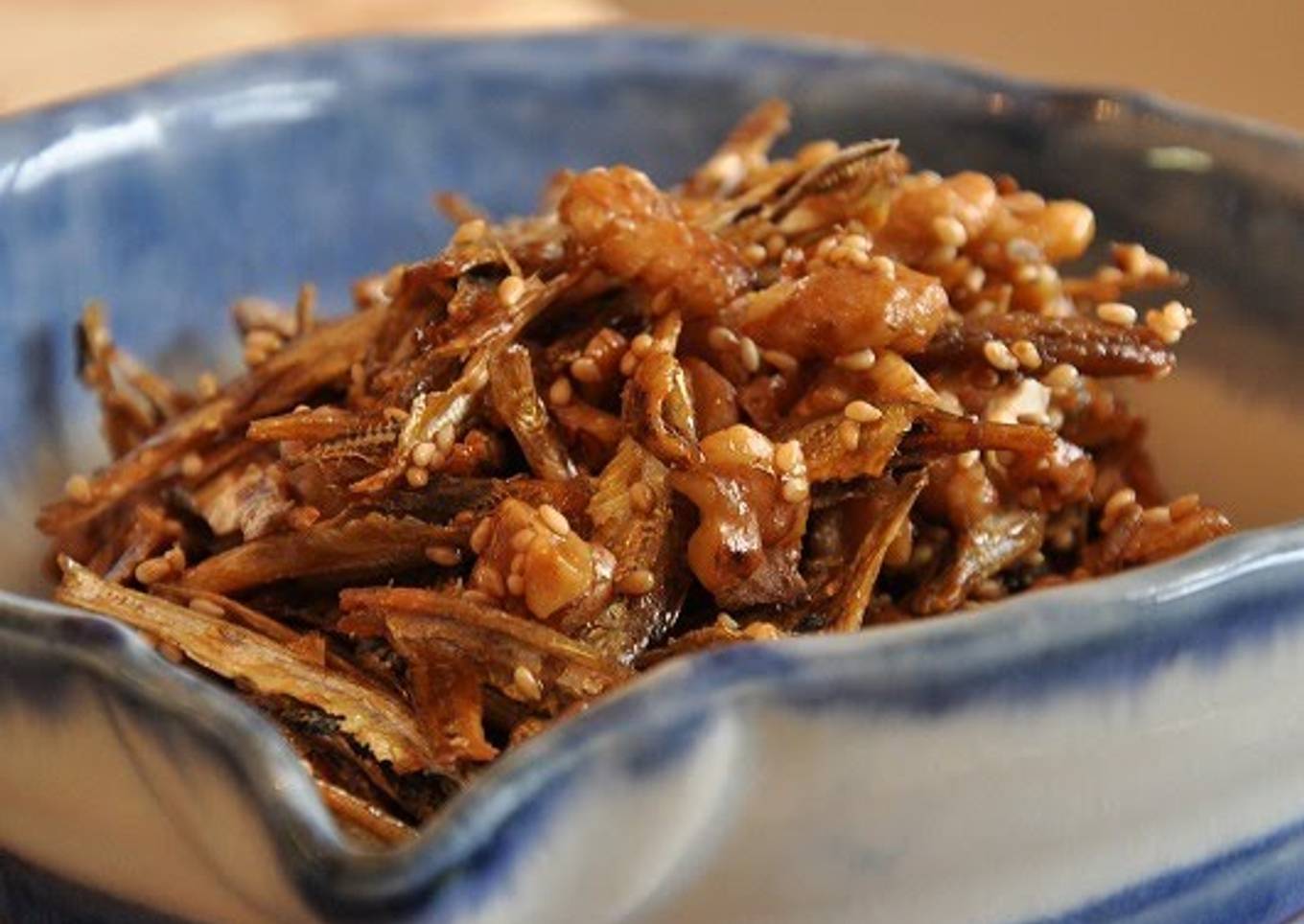 Tazukuri with Walnuts