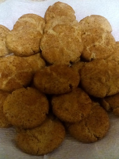 A picture of Amish Friendship Bread Snickerdoodle Cookies.