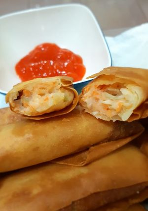 Foto resep Spring Roll isi trio -ikan ayam udang