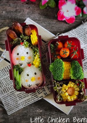 Foto resep Little Chicken Bento