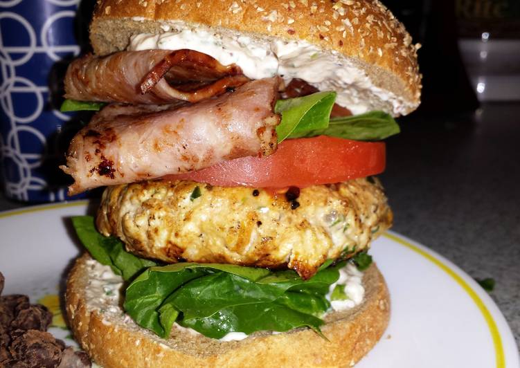 Step-by-Step Guide to Prepare Quick Turkey bacon turkey burgers