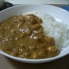 A picture of Curry with La France Pear.