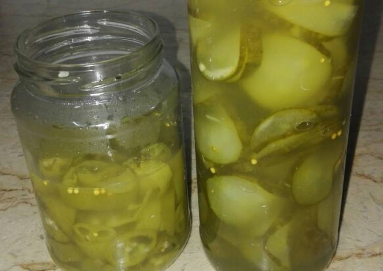 Pickles and jalapeno