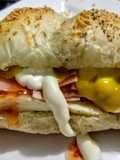 BOCADILLO Con Pan de Orégano y Queso Parmesano...!