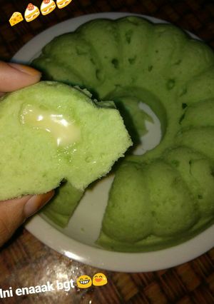 Foto resep Bolu kukus pandan isi keju ala bundkhay