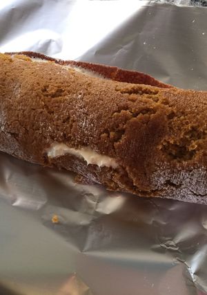 A picture of Thanksgiving Pumpkin Roll.