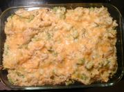 A picture of chicken and broccoli