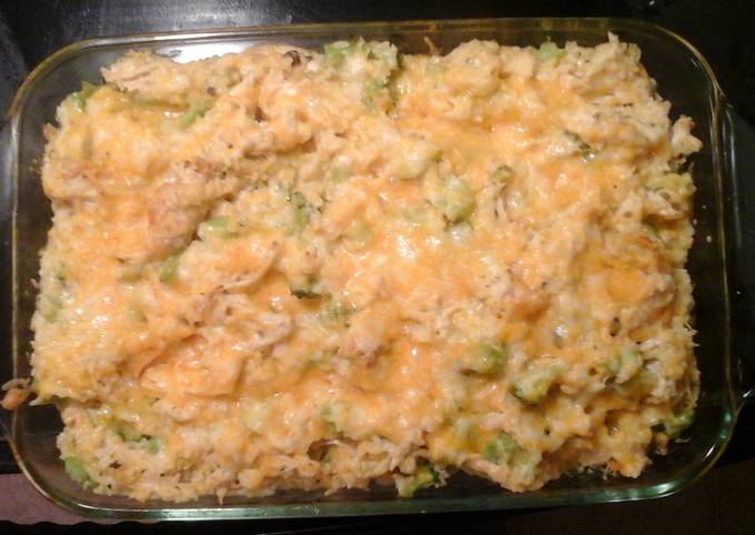 Steps To Prepare Quick Cheesy Chicken Broccoli And Rice