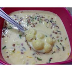 A picture of Chena Kheer Dessert .
