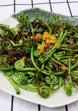 Hình của món Đọt Choại Xào Tỏi.